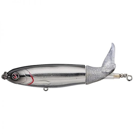 River2Sea WPL130-44 Whopper Plopper 130 Bait Lures, 44 Chrome Black WPL130/44